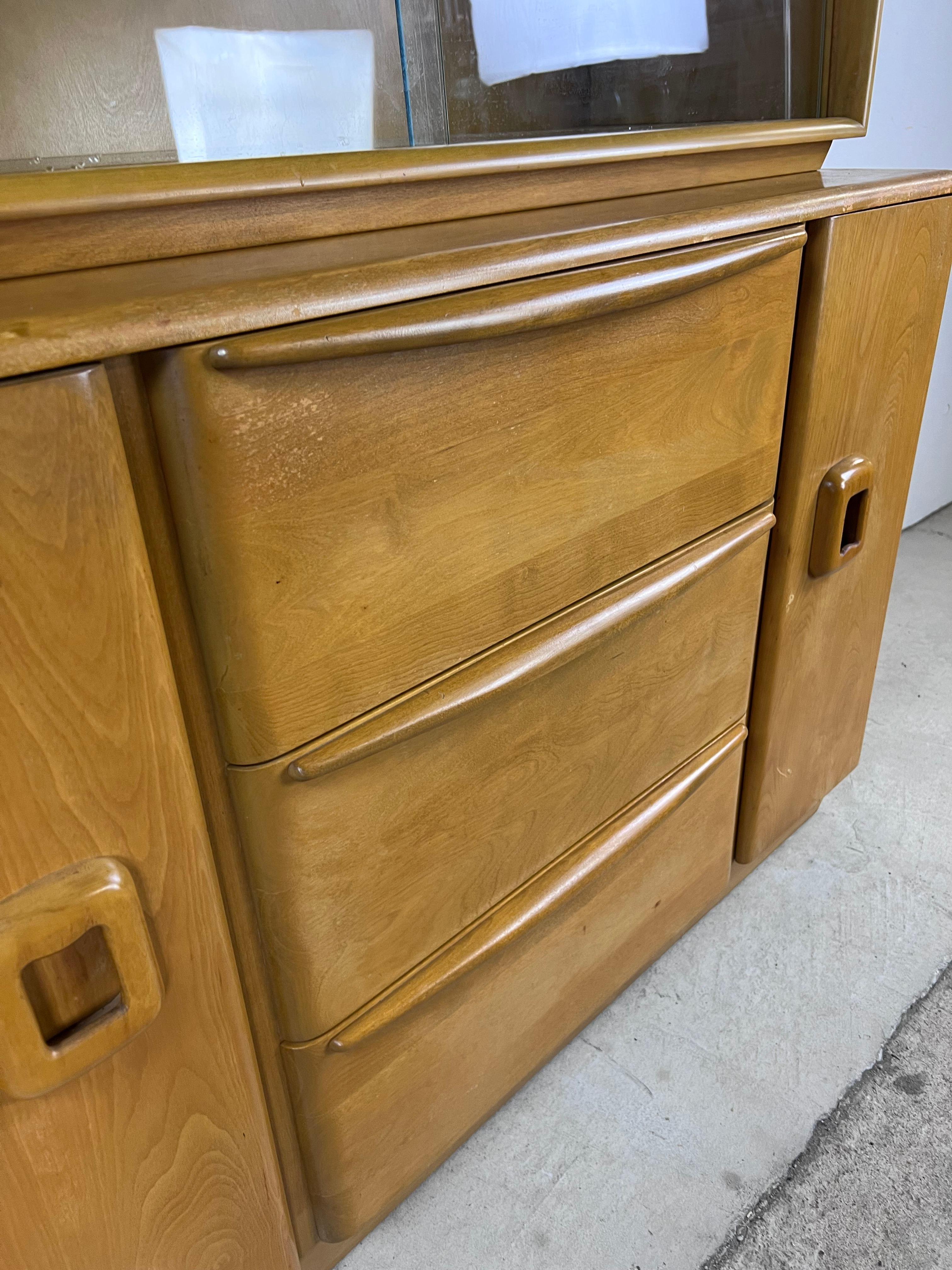 Mid Century Modern China Cabinet by Heywood Wakefield 8