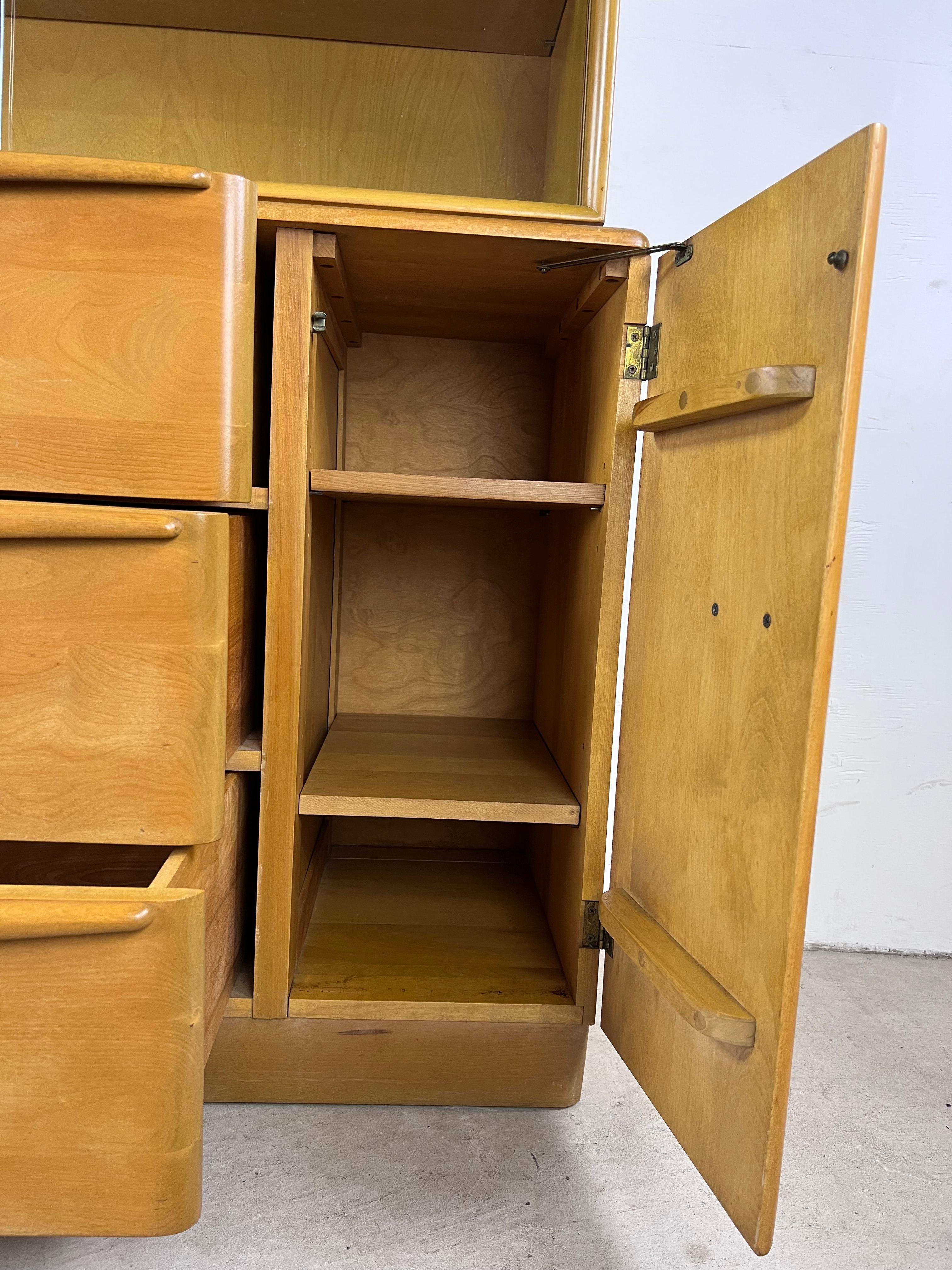 Mid-20th Century Mid Century Modern China Cabinet by Heywood Wakefield