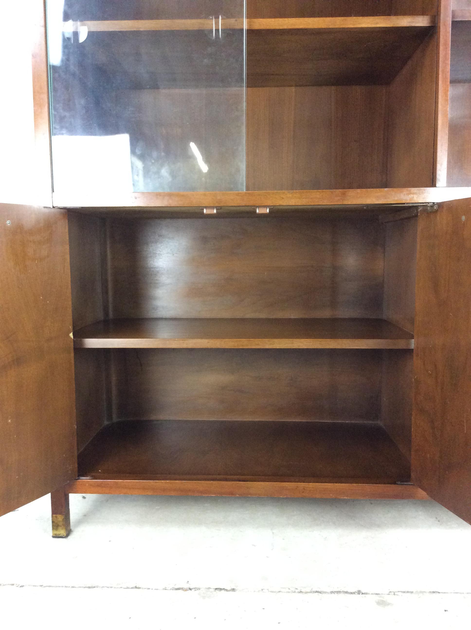 Mid-Century Modern China Cabinet Server by American of Martinsville For Sale 12