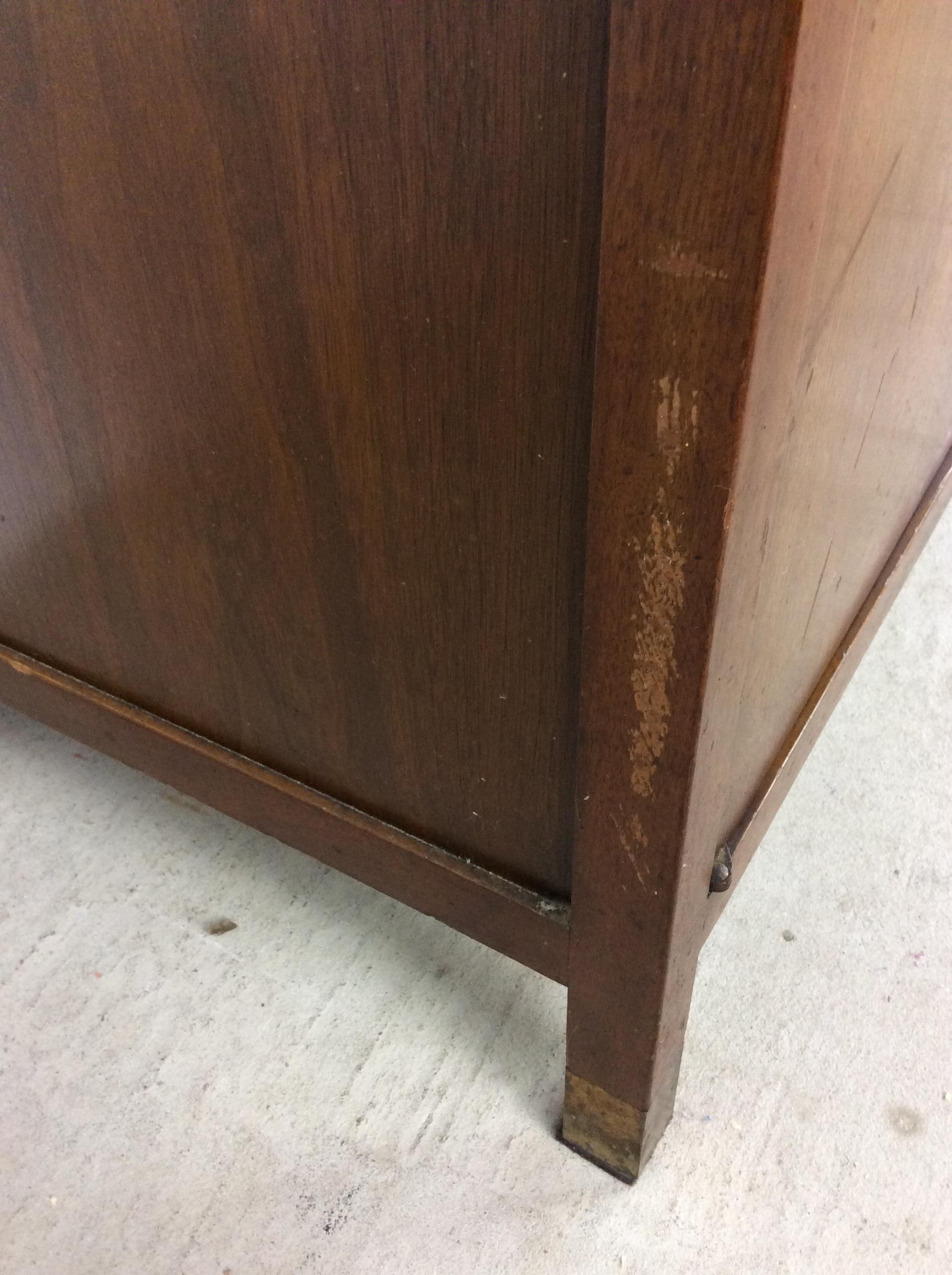Mid-Century Modern China Cabinet Server by American of Martinsville For Sale 1