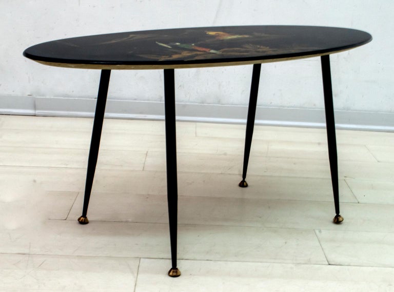 Mid-20th Century Mid-Century Modern Chinese Paint Coffee Table, 1960s For Sale