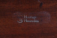 Mid-Century Modern Chinese Style Mahogany Coffee Table, Heritage Henredon