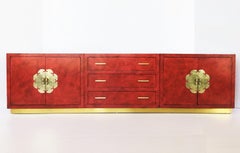 Mid-Century Modern Chinoiserie Credenza or Sideboard