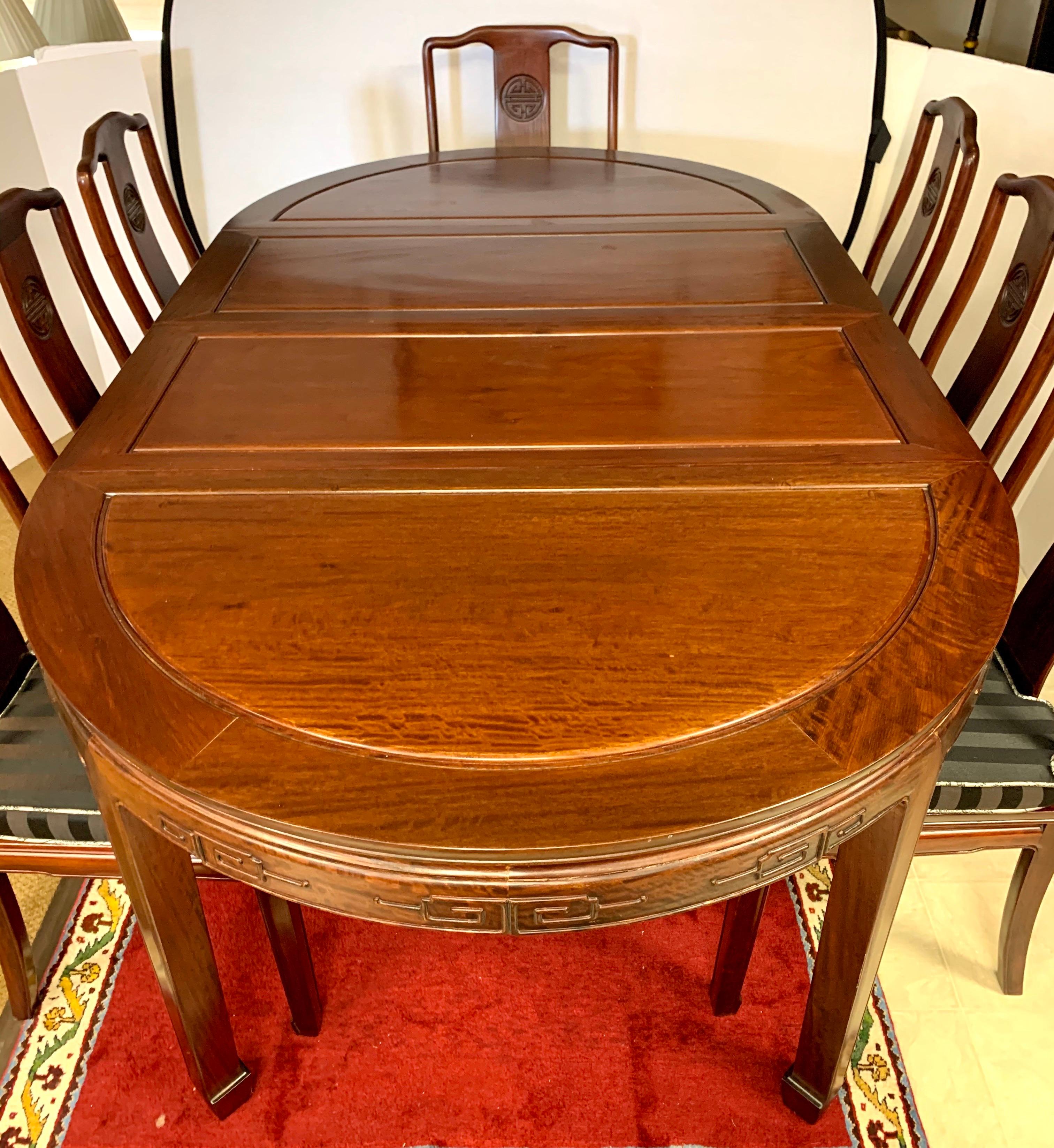 asian style dining table and chairs