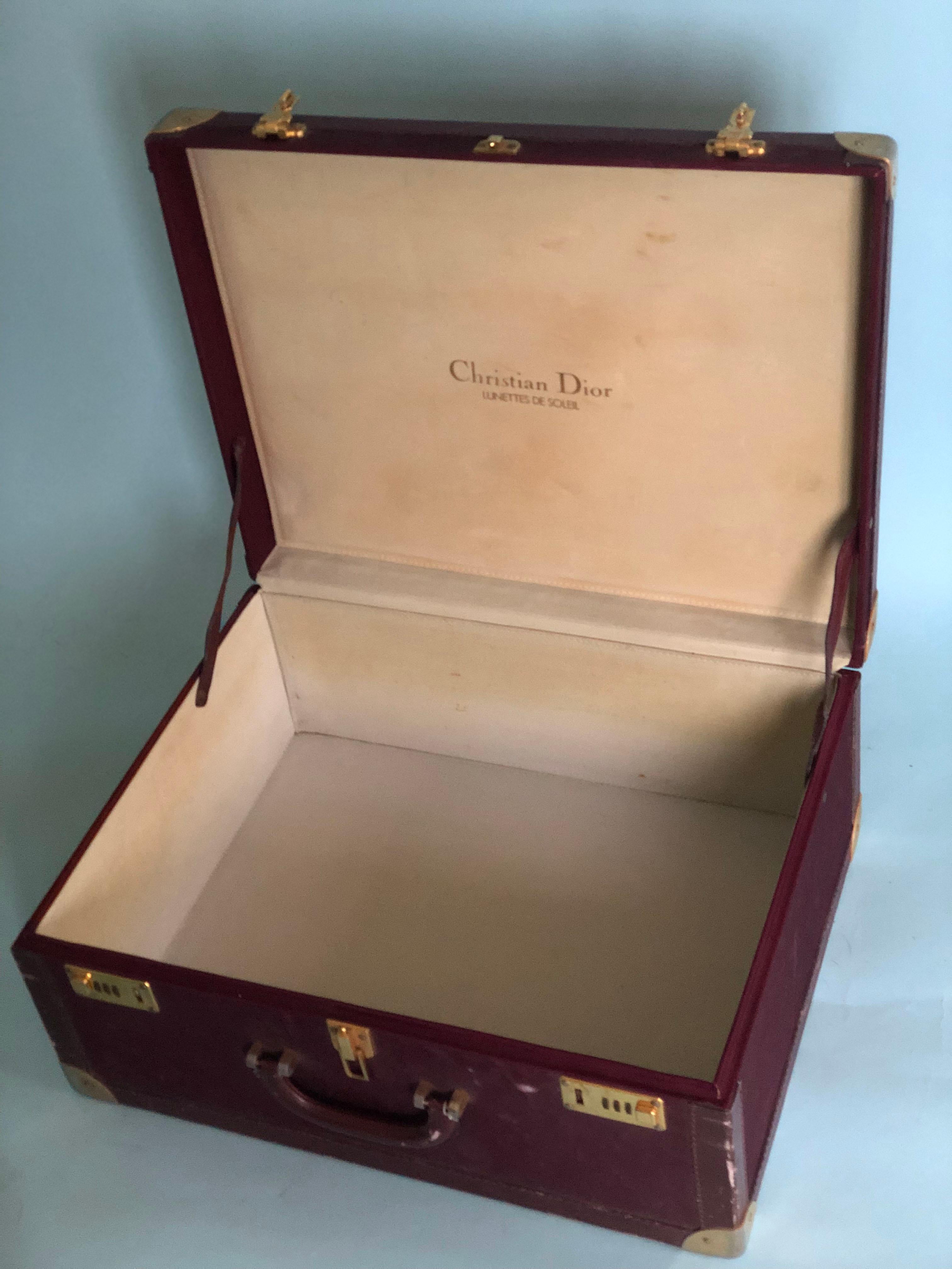 Mid Century Modern Christian Dior Jewelry Box or Suitcase France 1950s For Sale 7
