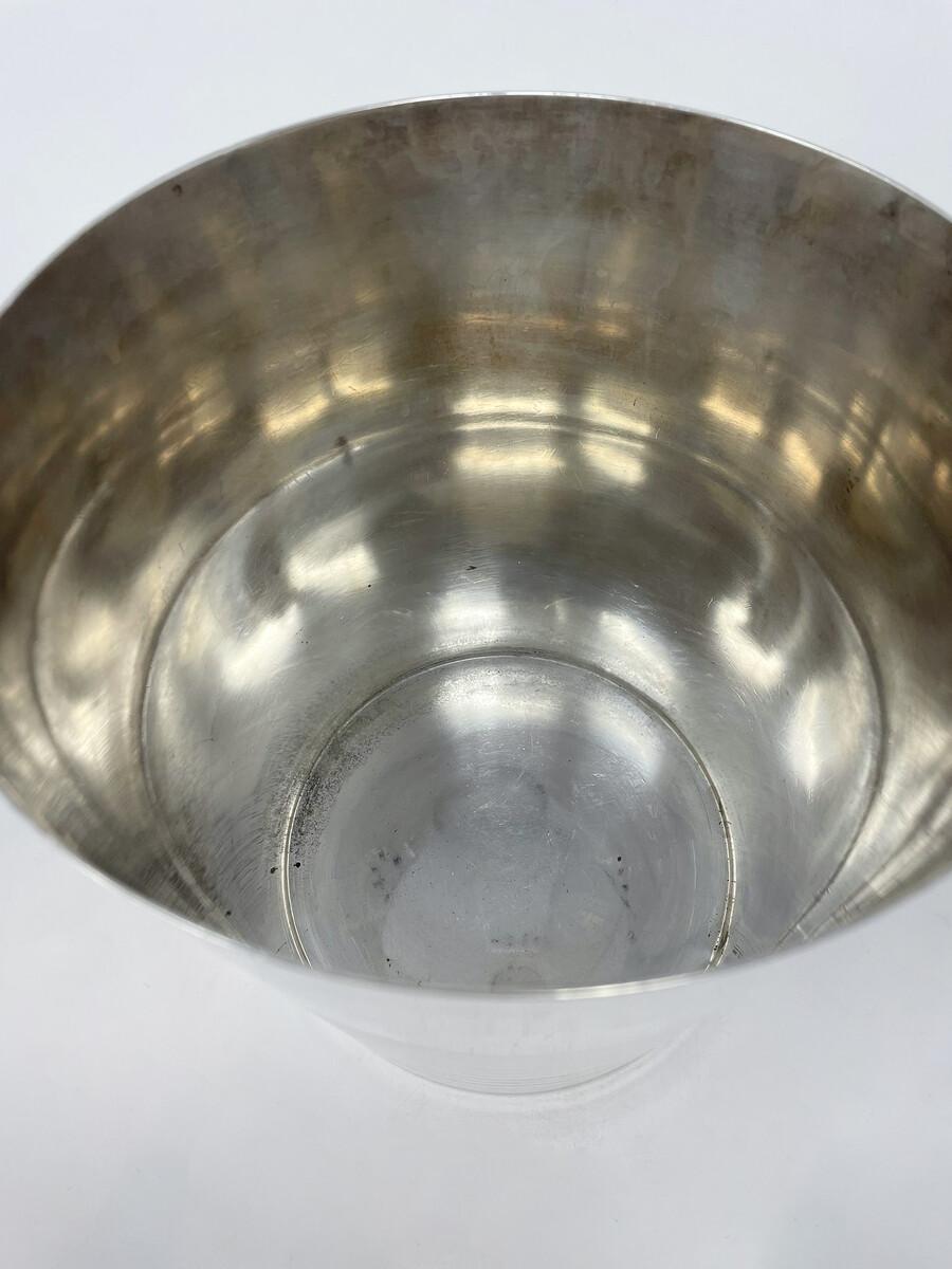 Mid-Century Modern Christofle Art Deco Champagne and Ice Bucket 