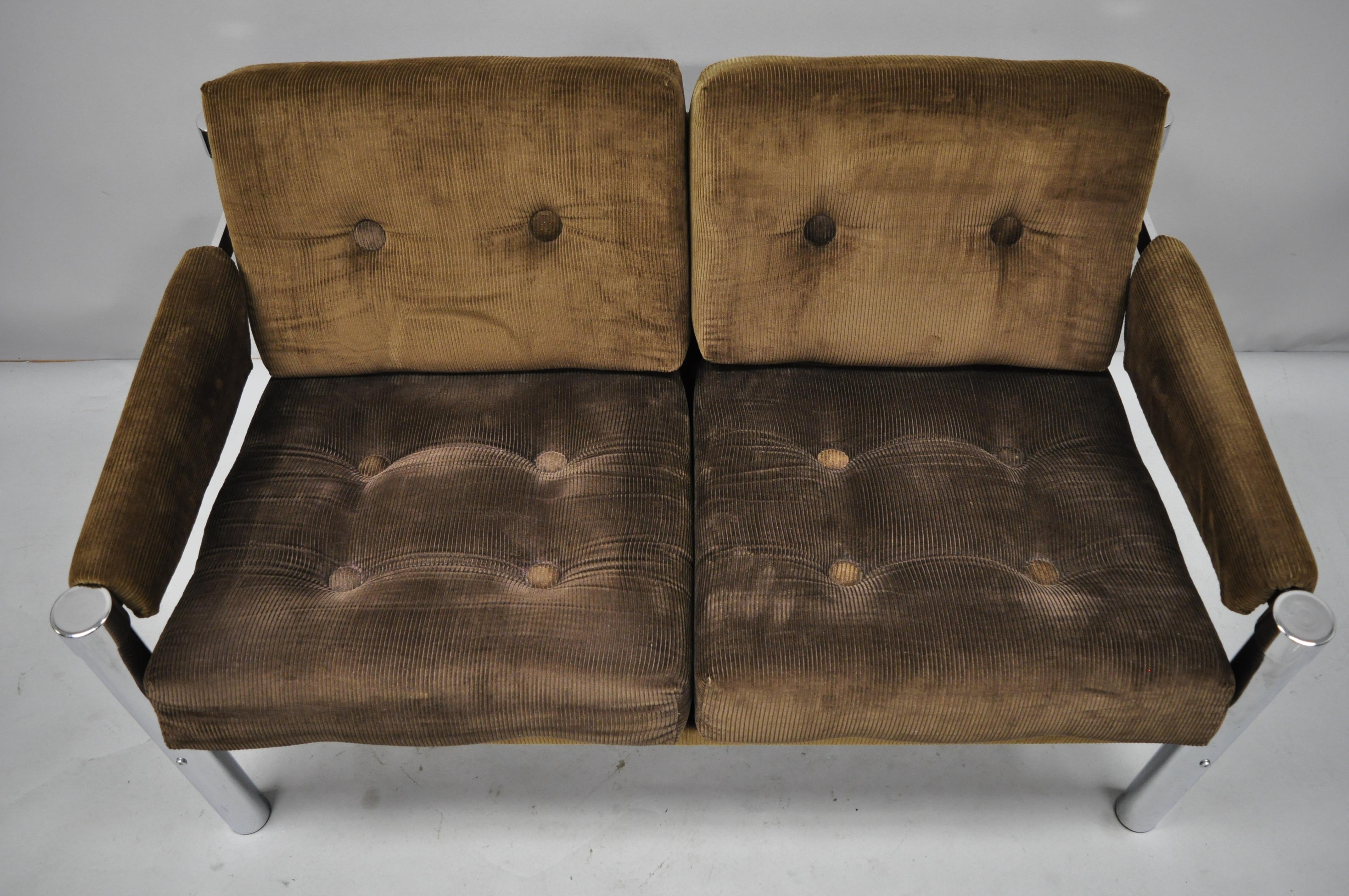 corduroy love seat