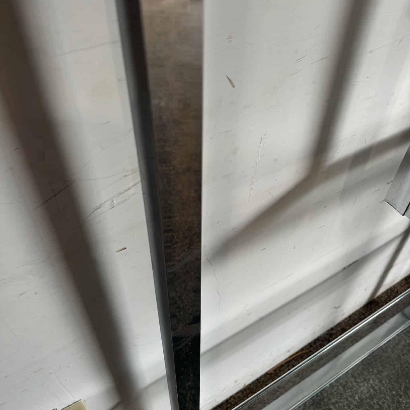 Mid Century Modern Chrome and Glass Etagere In Good Condition For Sale In Delray Beach, FL