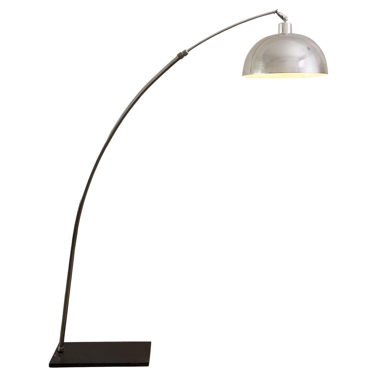How tall should an arc floor lamp be?