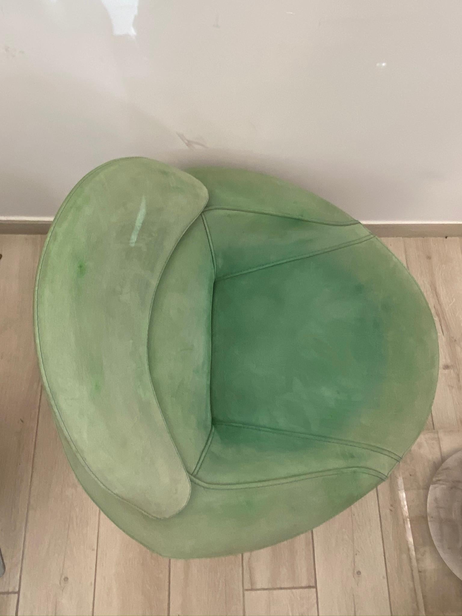 Mid-Century Modern Chrome Armchair 2