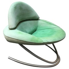 Mid-Century Modern Chrome Armchair