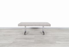 Mid-Century Modern Chrome Bench