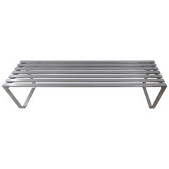 Mid-Century Modern Chrome Bench Cocktail Table Design Institute of America