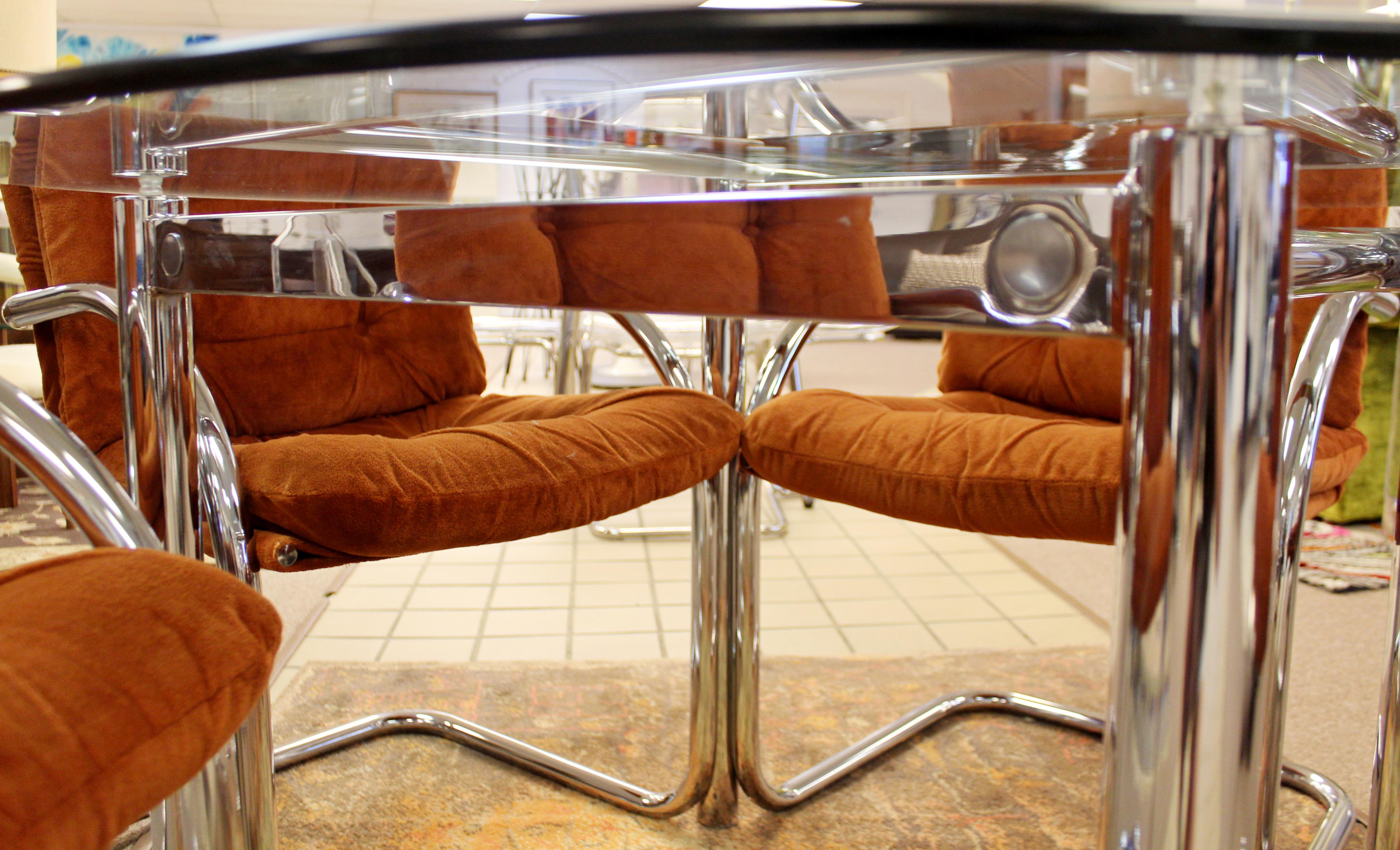 70's dining table and chairs