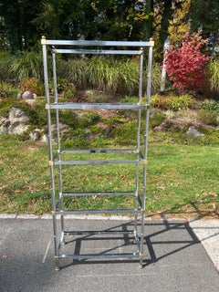 Mid Century Modern Chrome Etagere