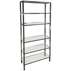Mid-Century Modern Chrome Étagère
