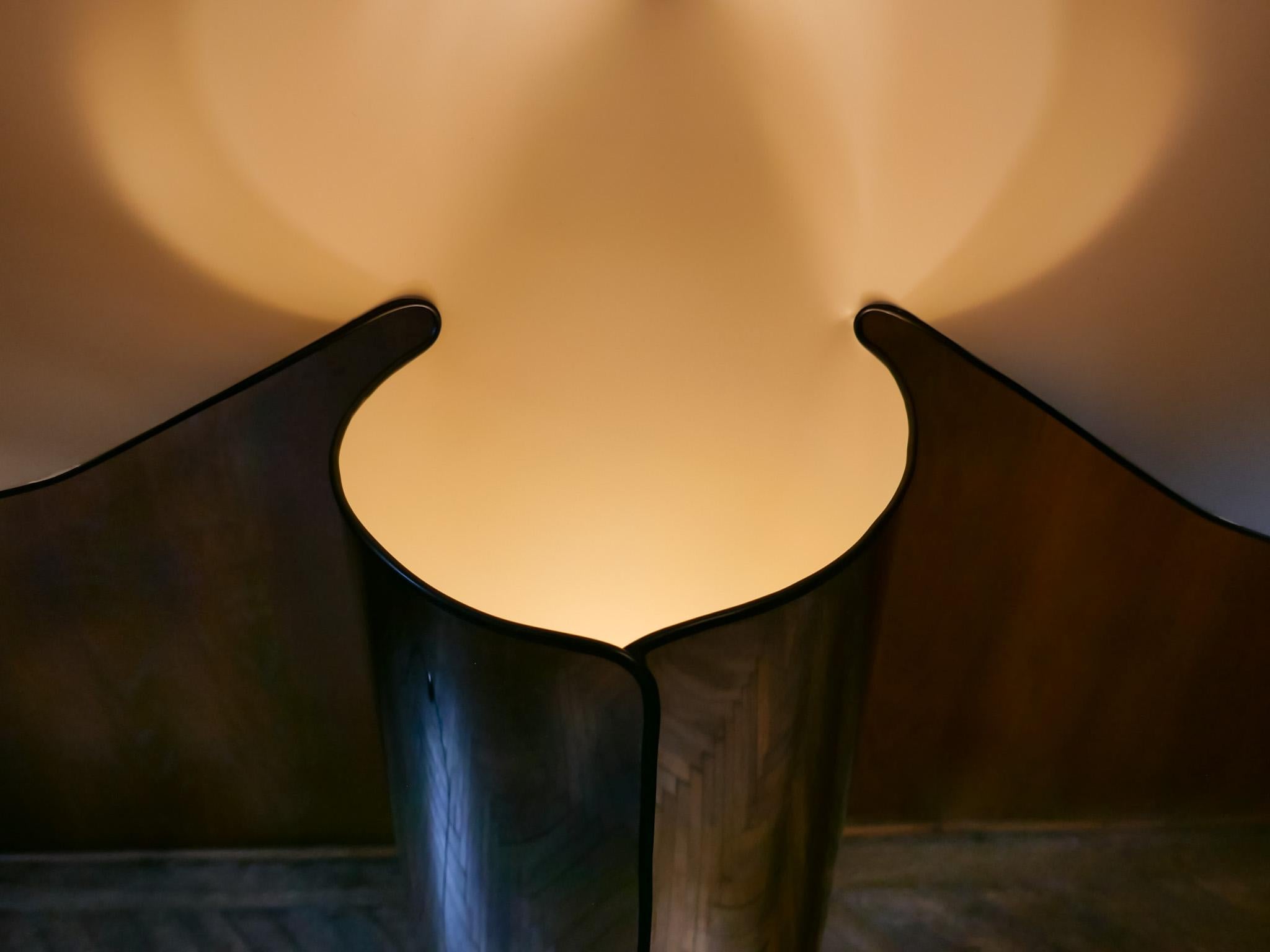 Mid-Century Modern Chrome Floor Lamp Chiara by Mario Bellini, Italy 1960s 11