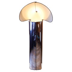 Mid-Century Modern Chrome Floor Lamp Chiara by Mario Bellini, Italy 1960s