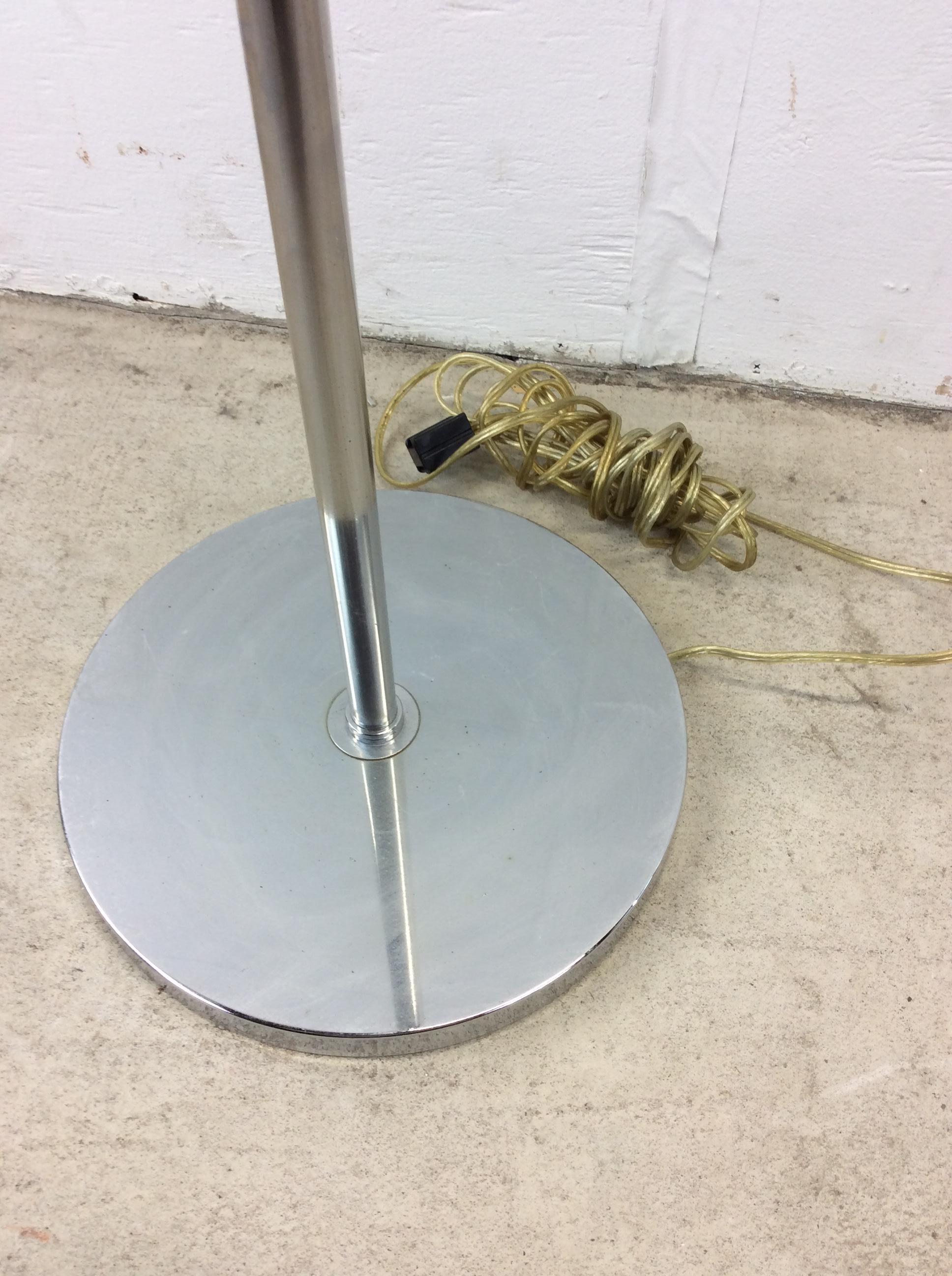 Mid Century Modern Chrome Floor Lamp with 3 Globes Sonneman 9