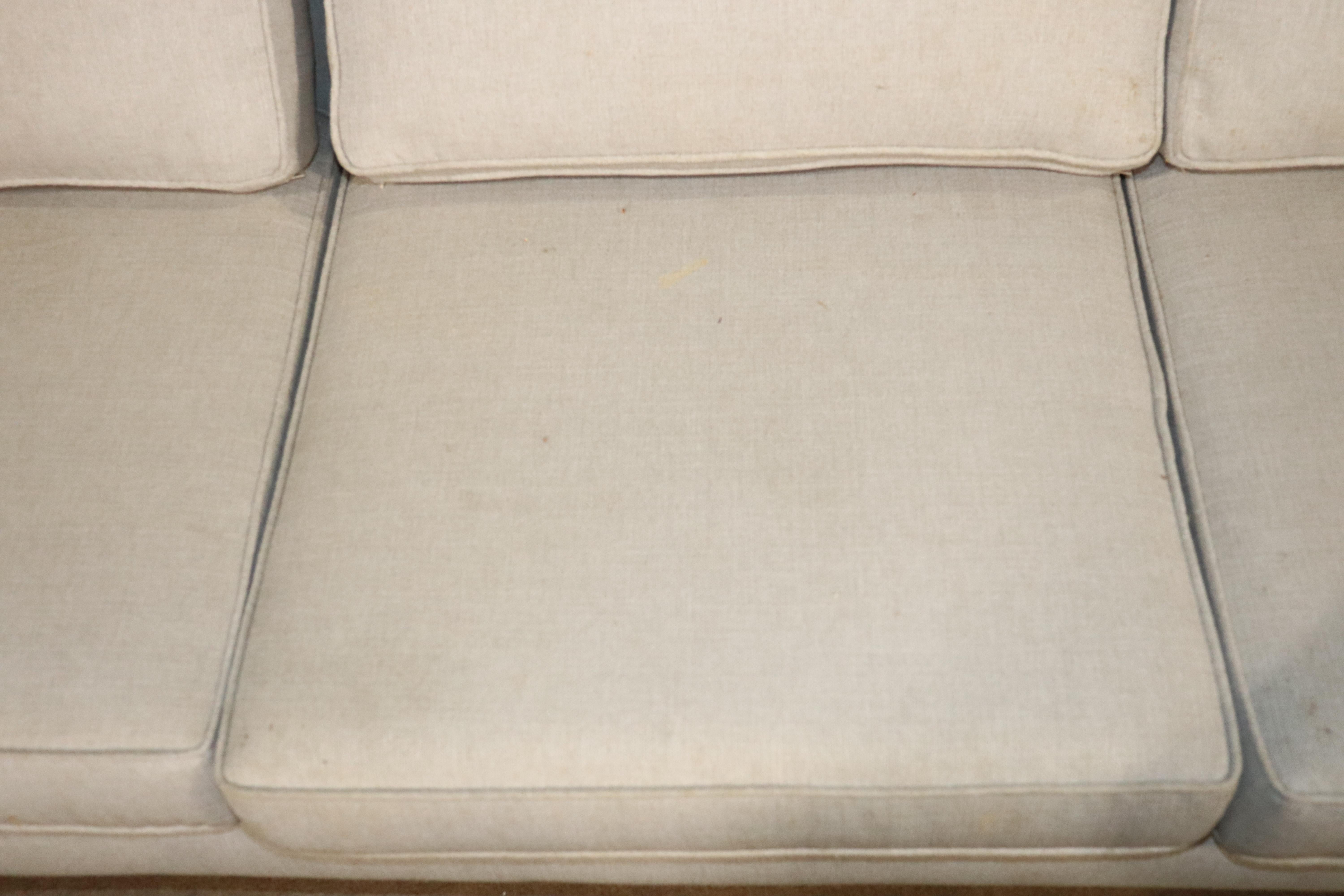 Mid-Century Modern Chrome Frame Sofa For Sale 3