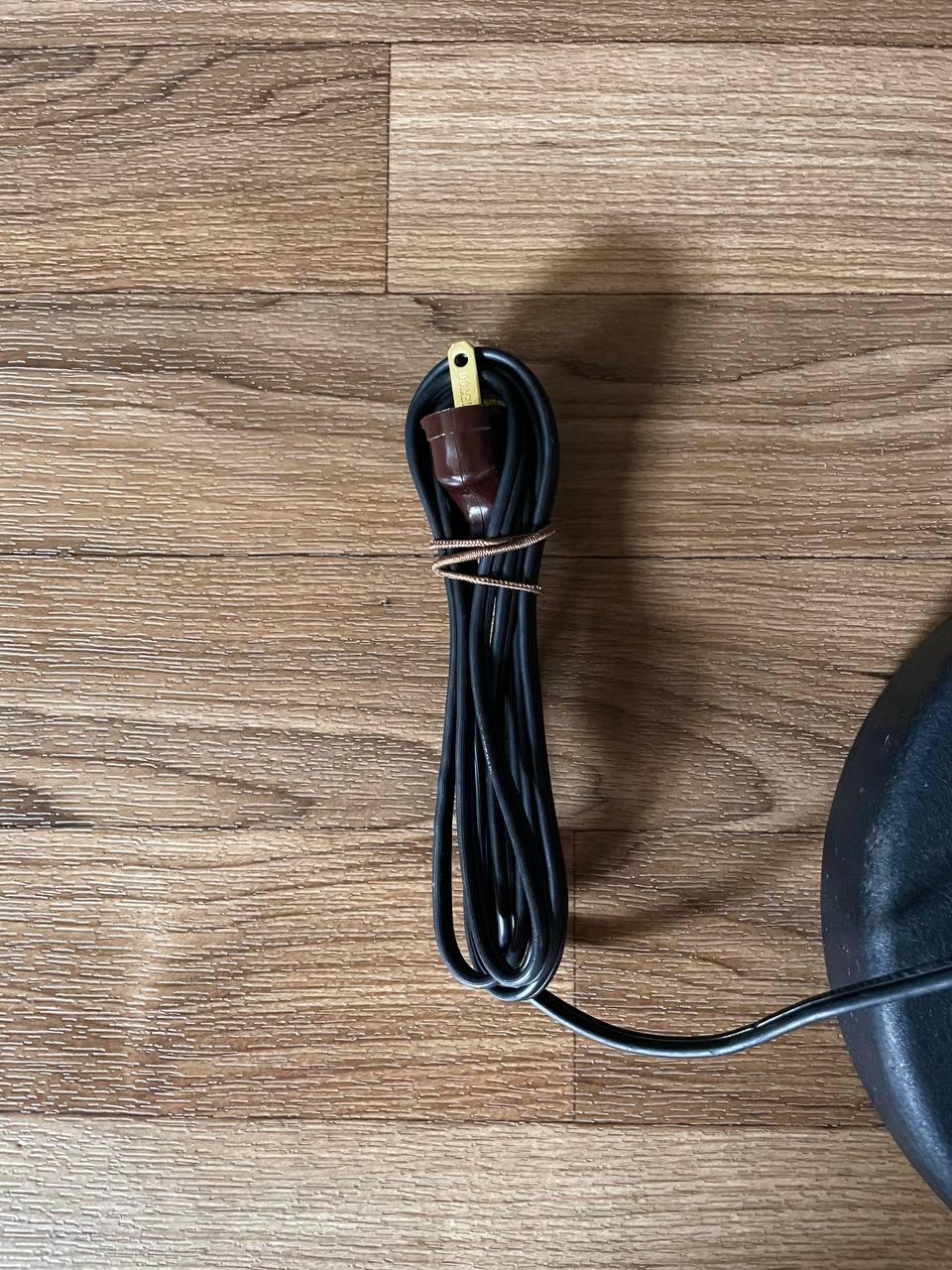 Lampada da terra a collo d'oca cromata con base in ferro, stile metà secolo moderno in vendita 3