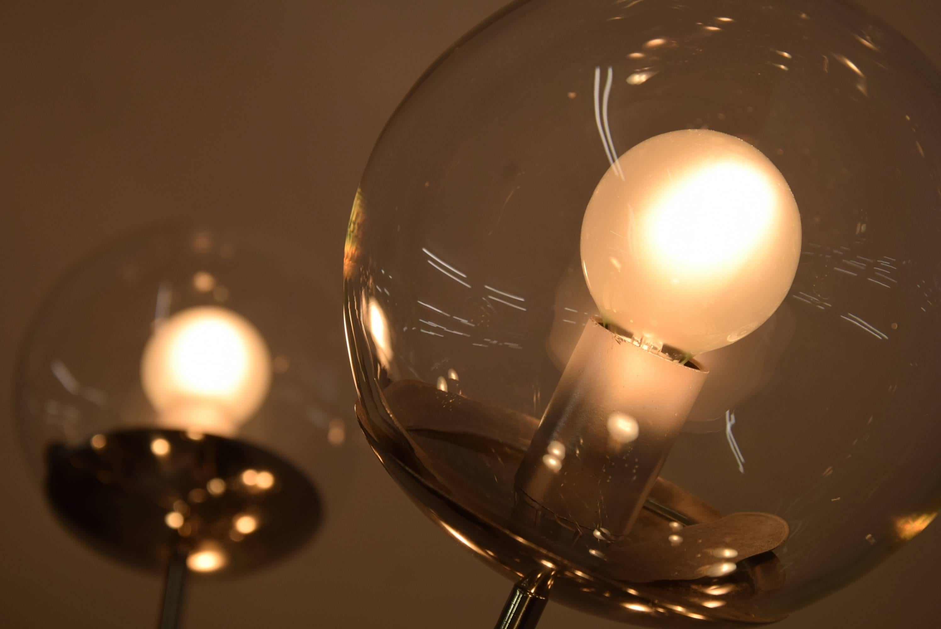 Italienische Chrom-Stehlampe, Moderne der Mitte des Jahrhunderts im Zustand „Gut“ im Angebot in Weesp, NL