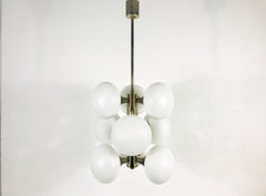 Lampadario a 9 bracci Modern Age Kaiser, 1960, Germania