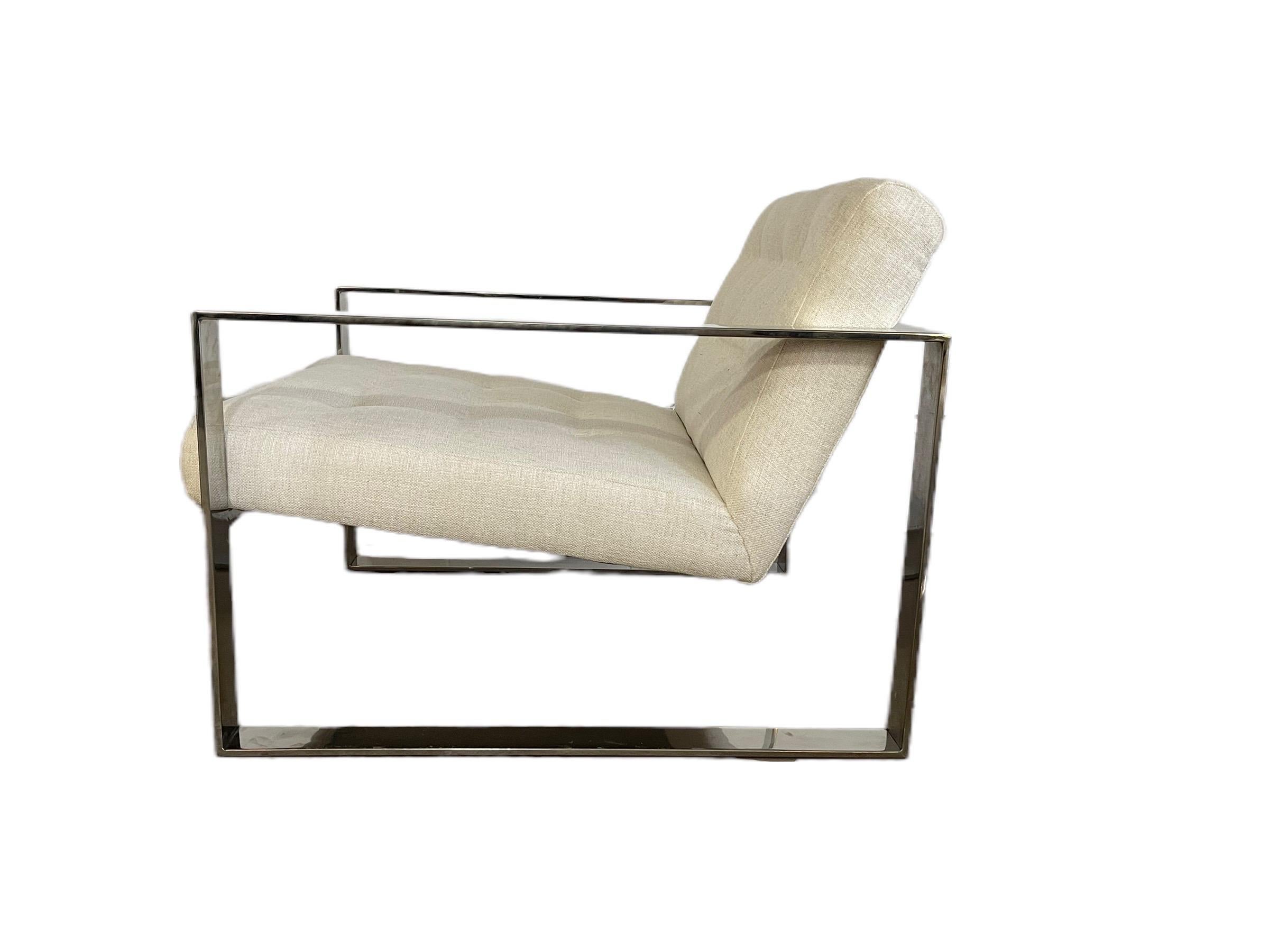 milo baughman style chair