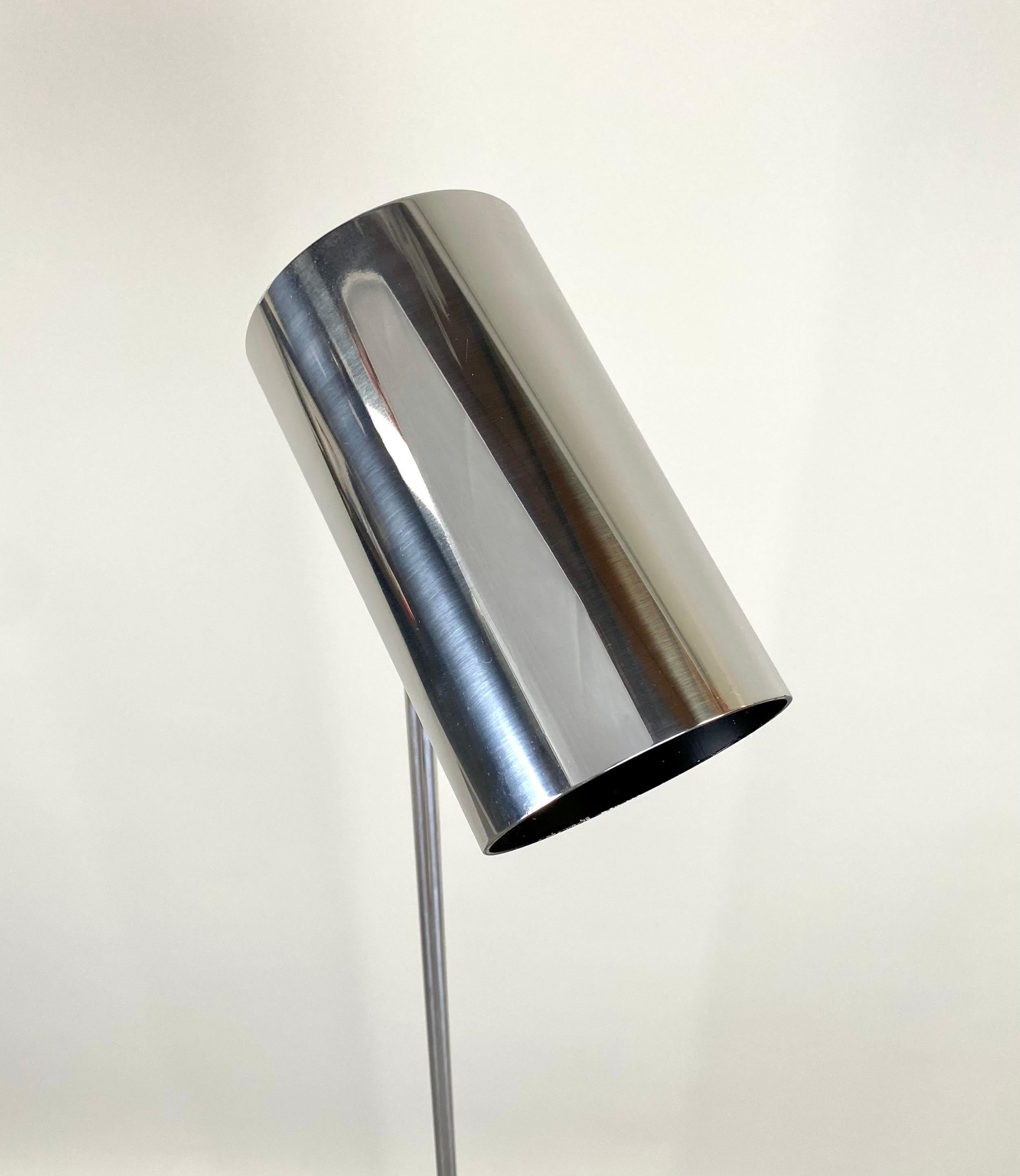 Mid-Century Modern Chrome & Marble Base in the Manner of George Kovacs For Sale 8