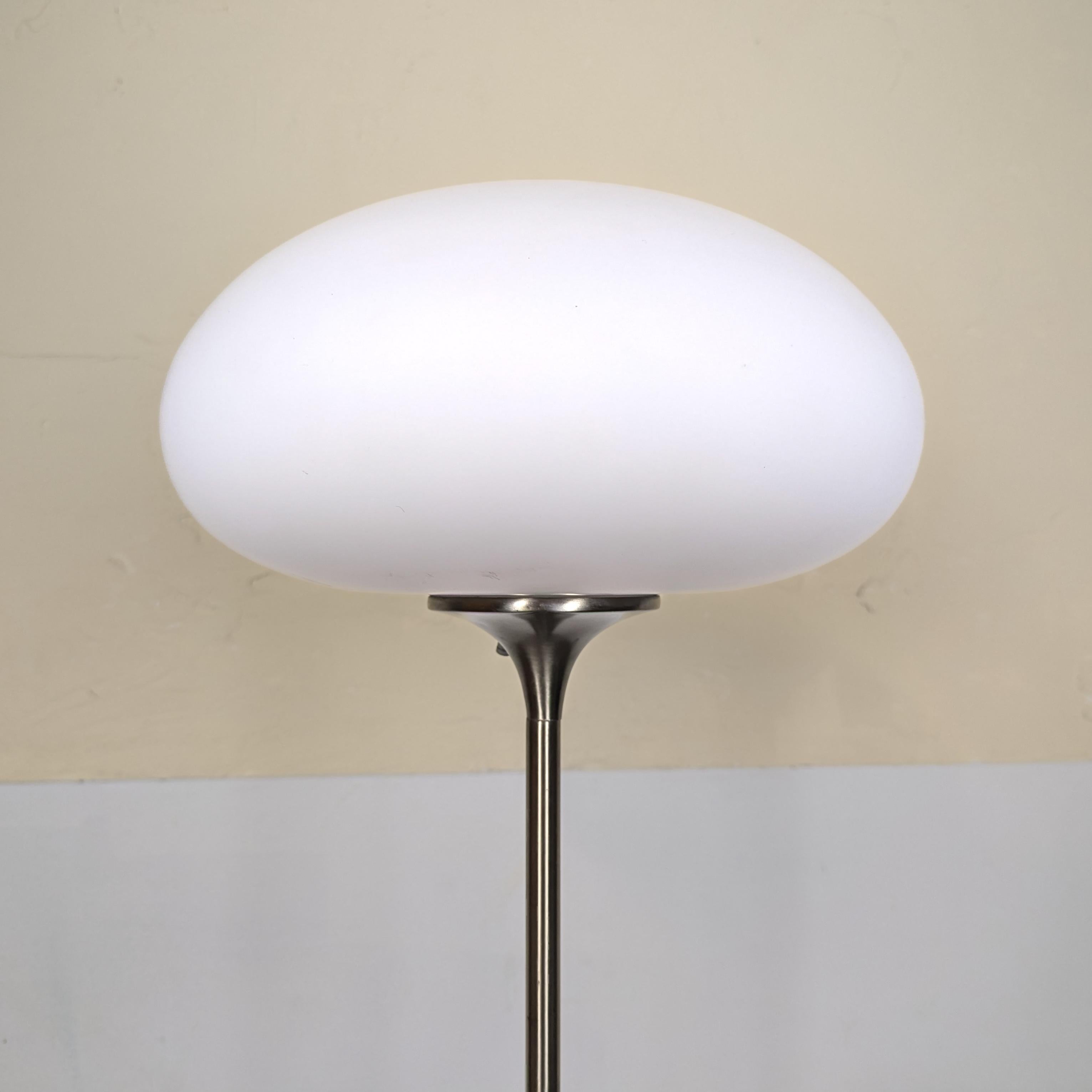 Mid-Century Modern Mid Century Modern Chrome Mushroom Floor Lamp by Laurel Lamp Co., c1960s