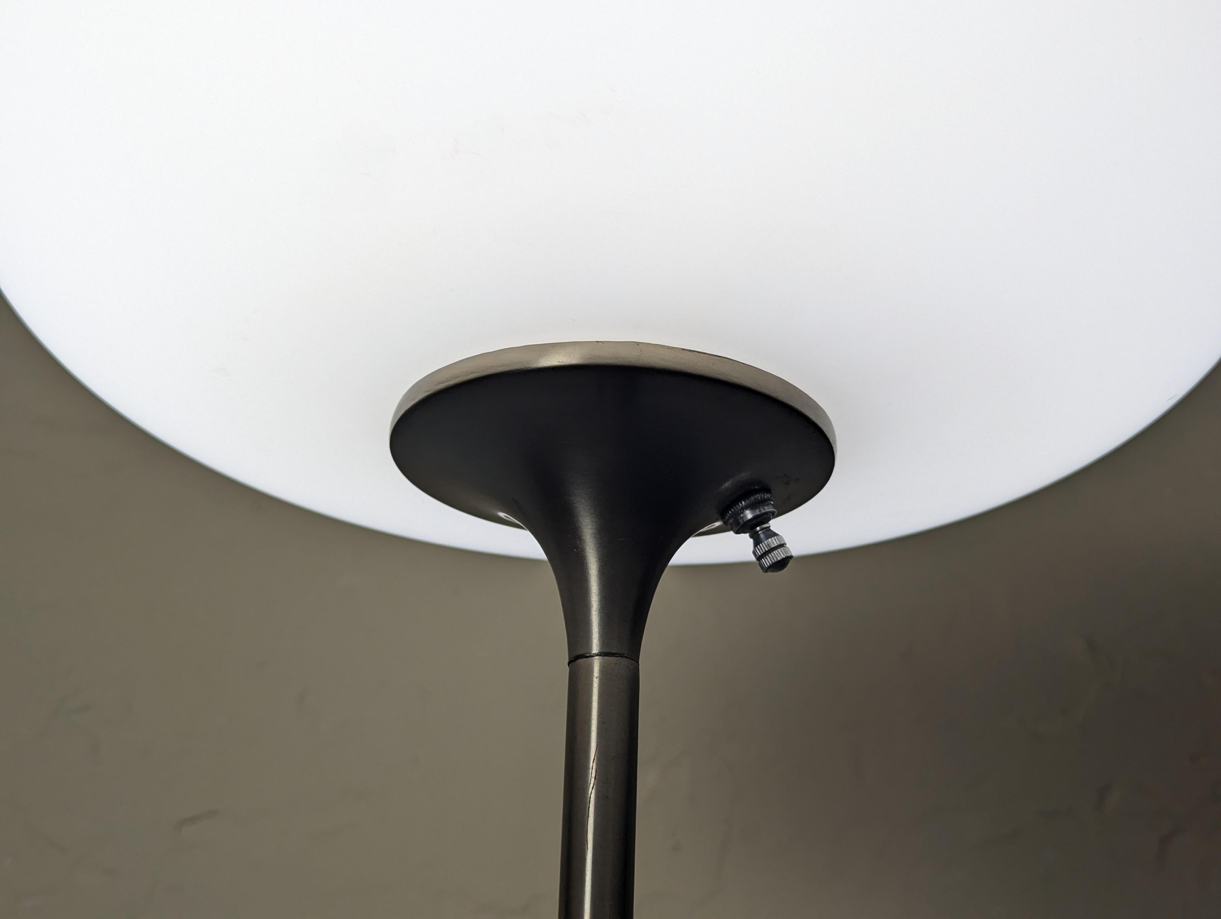 Mid Century Modern Chrome Mushroom Floor Lamp by Laurel Lamp Co., c1960s 2