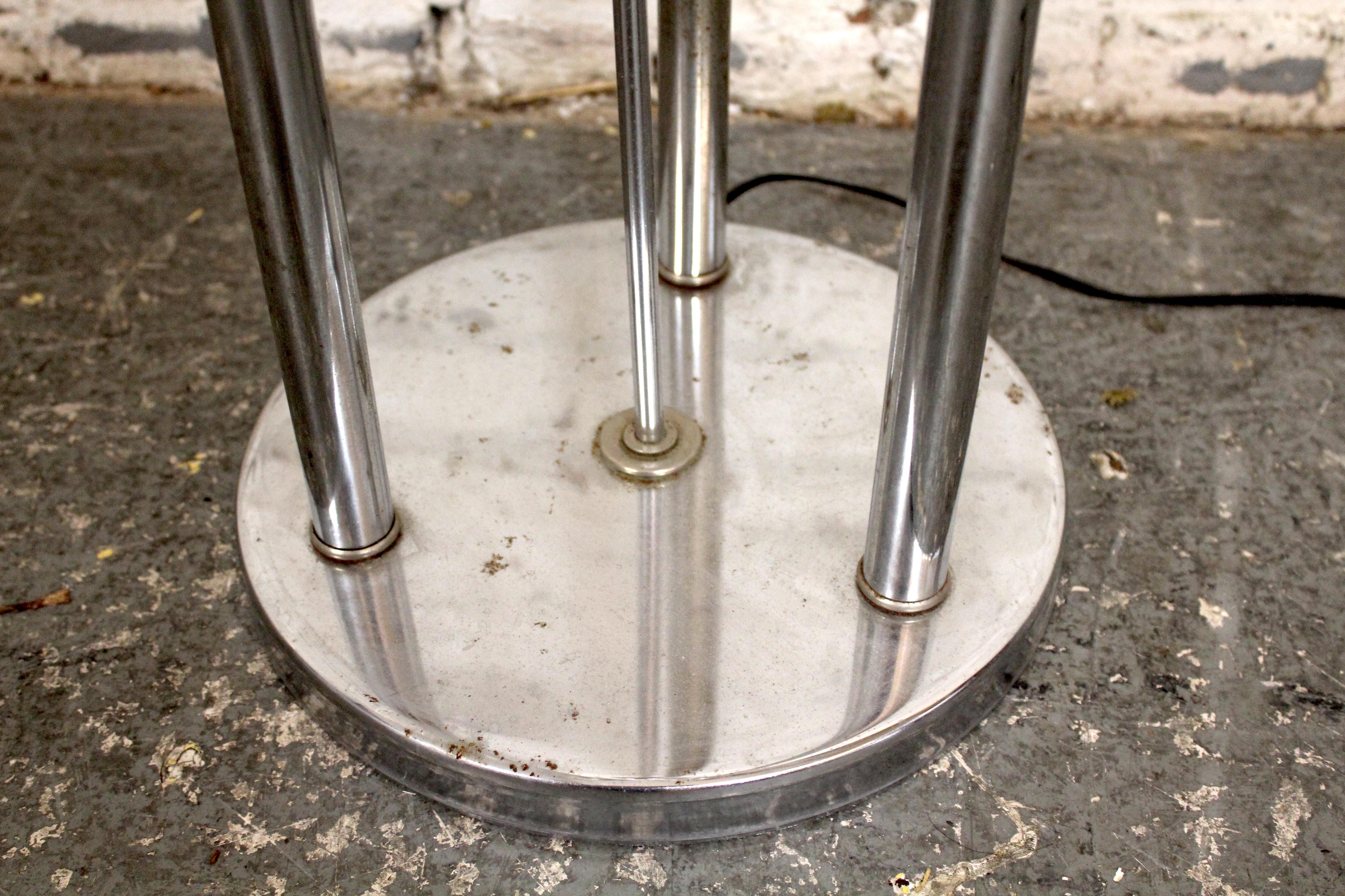 Mid-Century Modern Chrome Orb Floor Lamp For Sale 1
