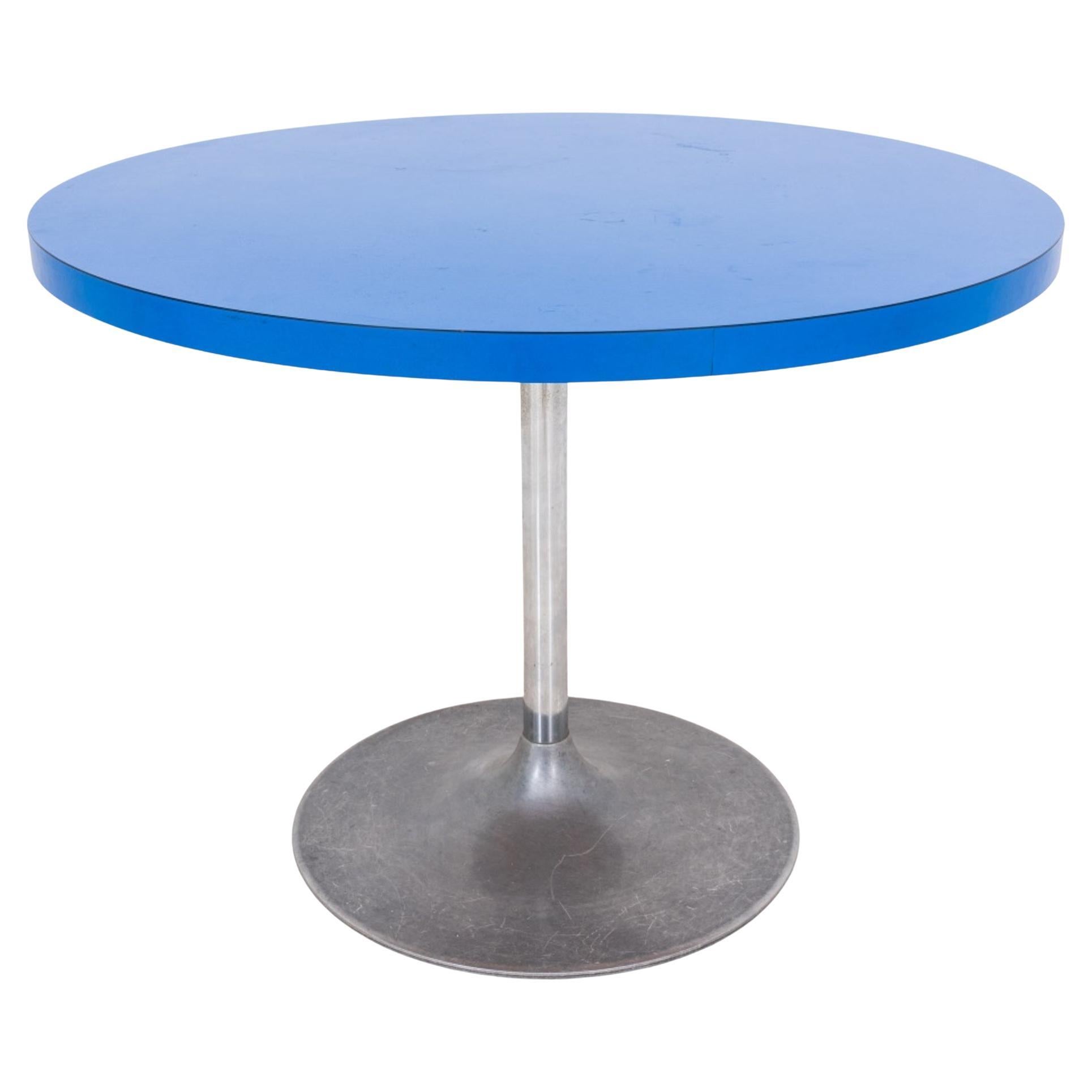 Mid-Century Modern Chrome Pedestal Table