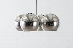 Mid-Century Modern Chrome Pendant Lamp by Lightolier, 1960s
