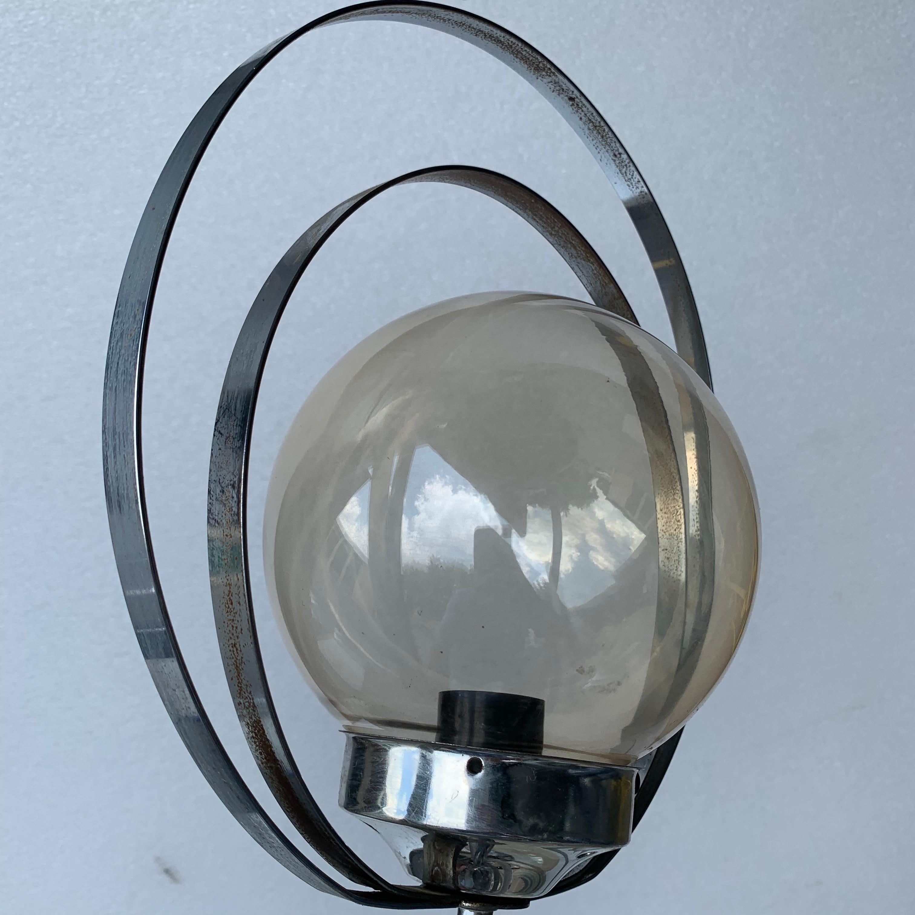 Mid-Century Modern Chrome Sputnik Floor Lamp 2