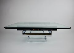 Mid-Century Modern Chrome Stacked Coffee Table by Paul Mayen for Habitat