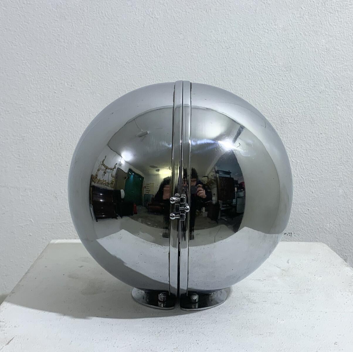 Mid-Century Modern Chrome Table Lamp, 1970s For Sale 3