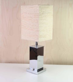 Mid-Century Modern Chrome Table Lamp. English C.1970