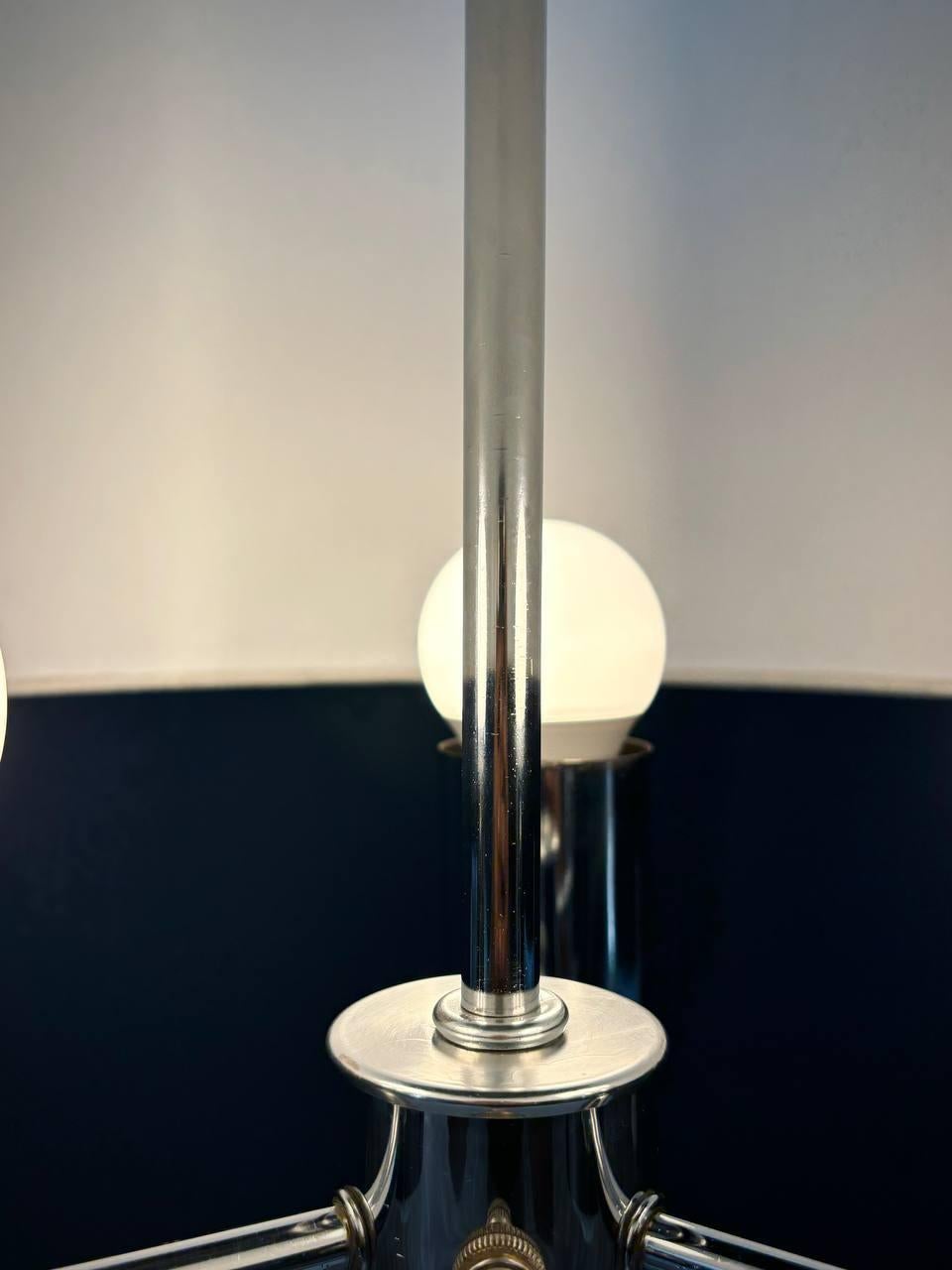 Mid-20th Century Mid-Century Modern Chrome Table Lamp For Sale