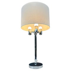 Vintage Mid-Century Modern Chrome Table Lamp