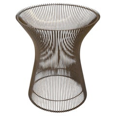 Mid century Modern Chrome Warren Platner End Cocktail Table Base