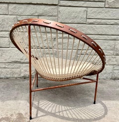 Mid-Century Modern Circle Chair, Greece, Circa 1950s