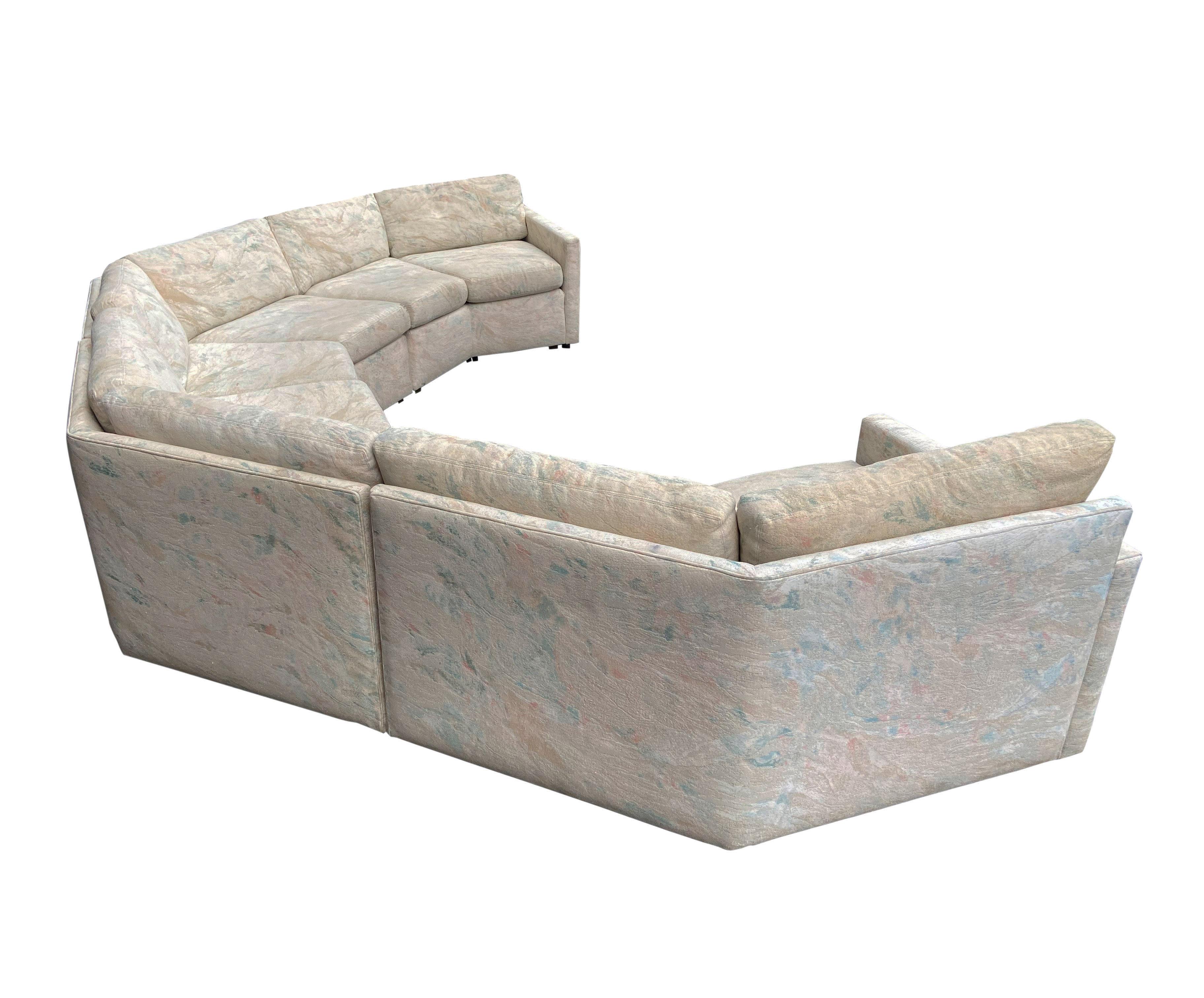 bernhardt curved sectional