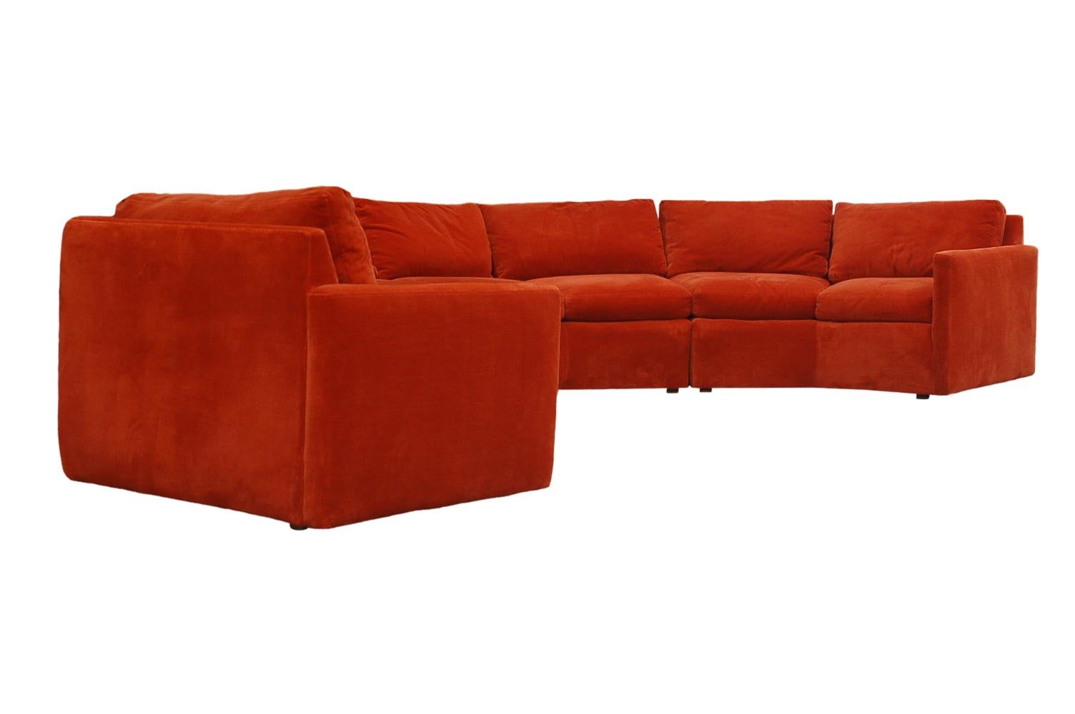 Mid-Century Modern Circular Sectional Sofa by Milo Baughman for Bernhardt 2