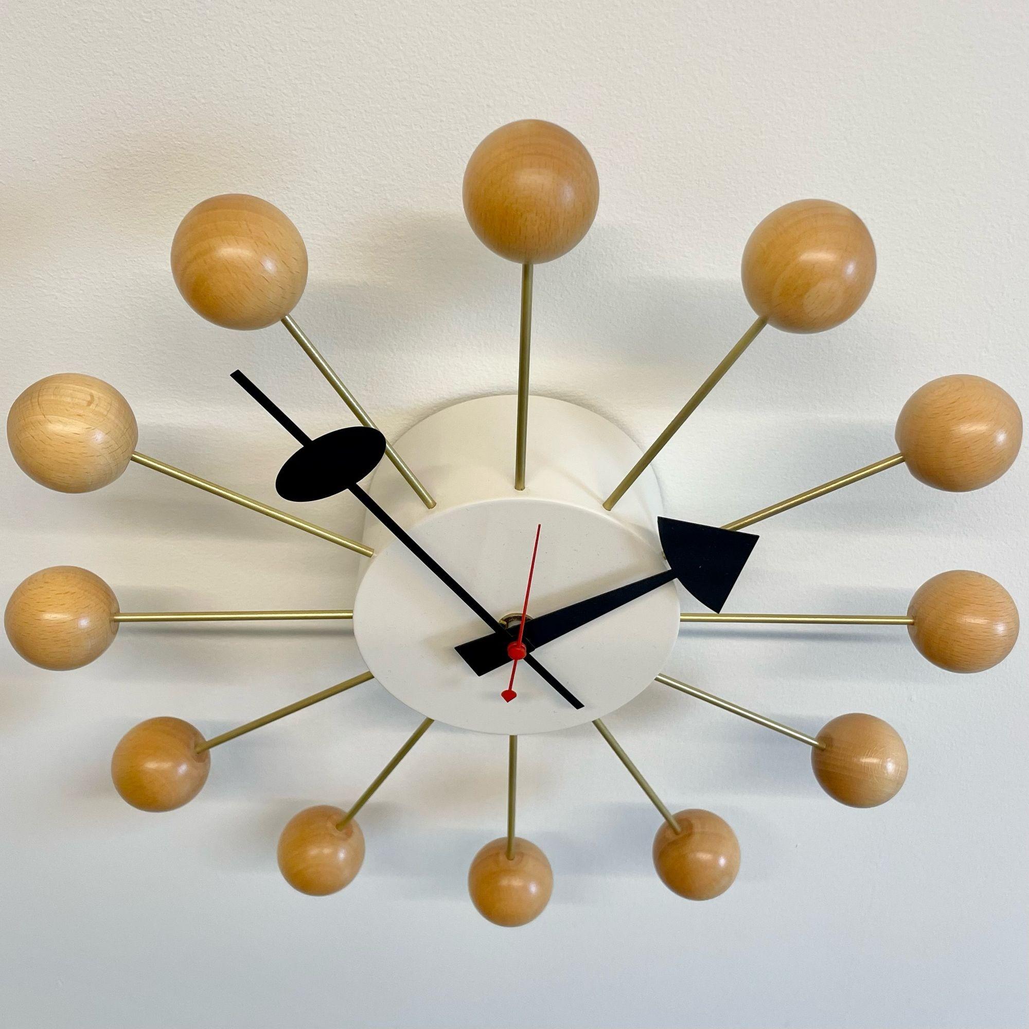 Mid-Century Modern Circular Wall Clock by George Nelson, Howard Miller, Vitra 2