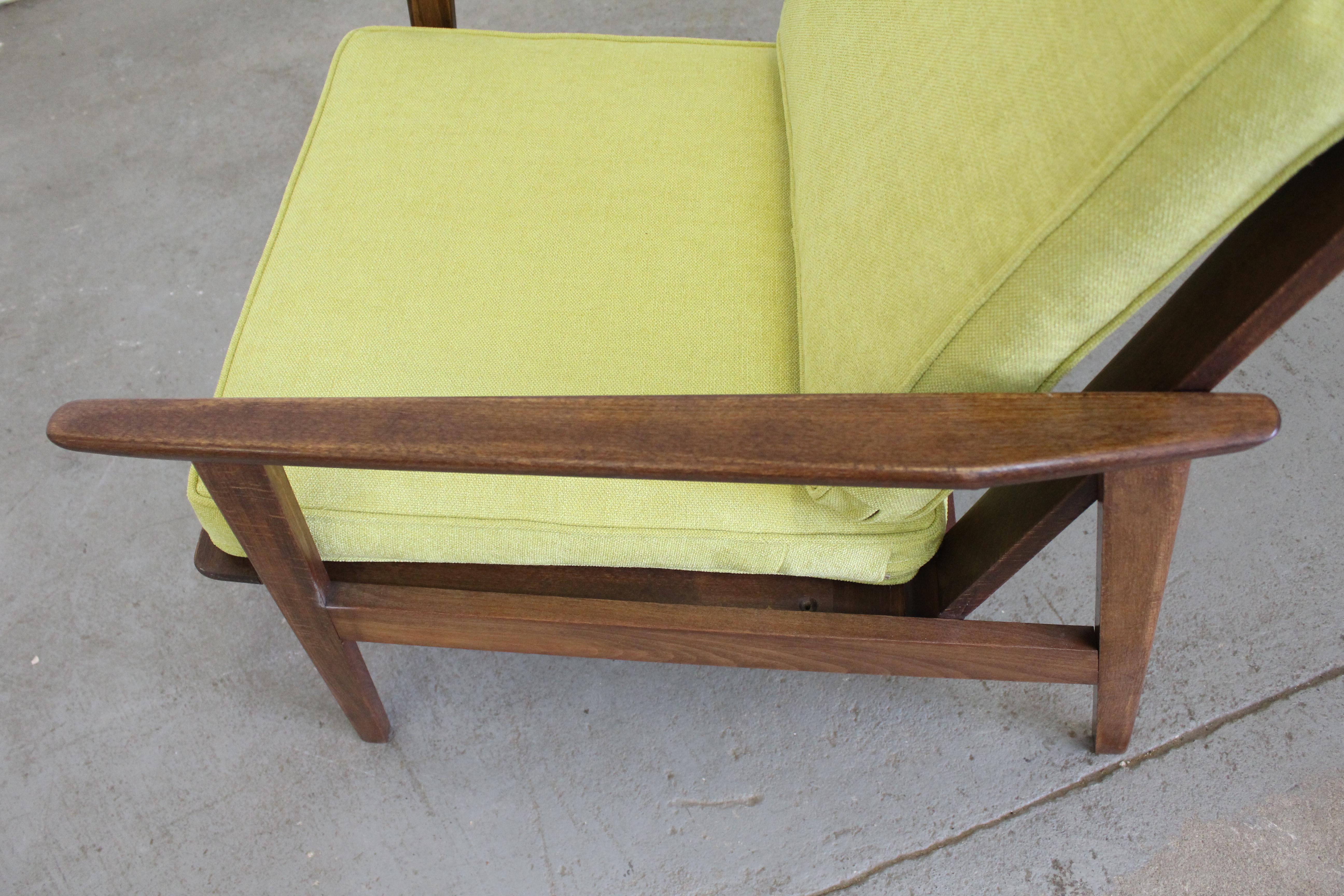 Mid-Century Modern 'Citron' Walnut Lounge Armchair 2