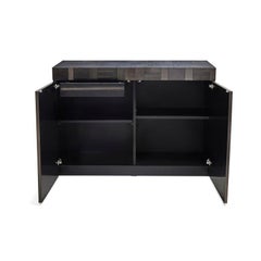 Mid-Century Modern City Scape Cabinet by Paul Evans