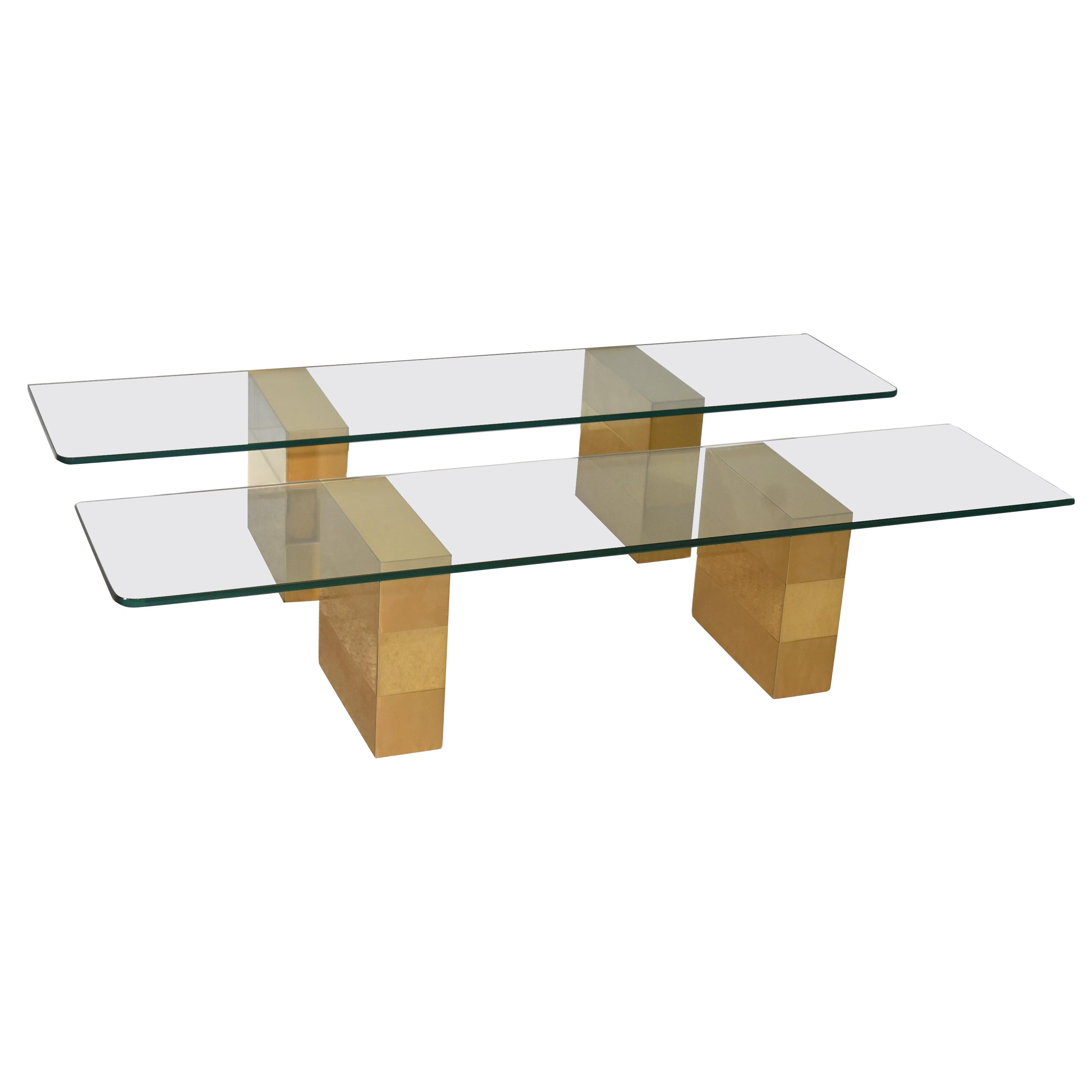 Mid-Century Modern Cityscape Shelves by Paul Evans, 1970s For Sale