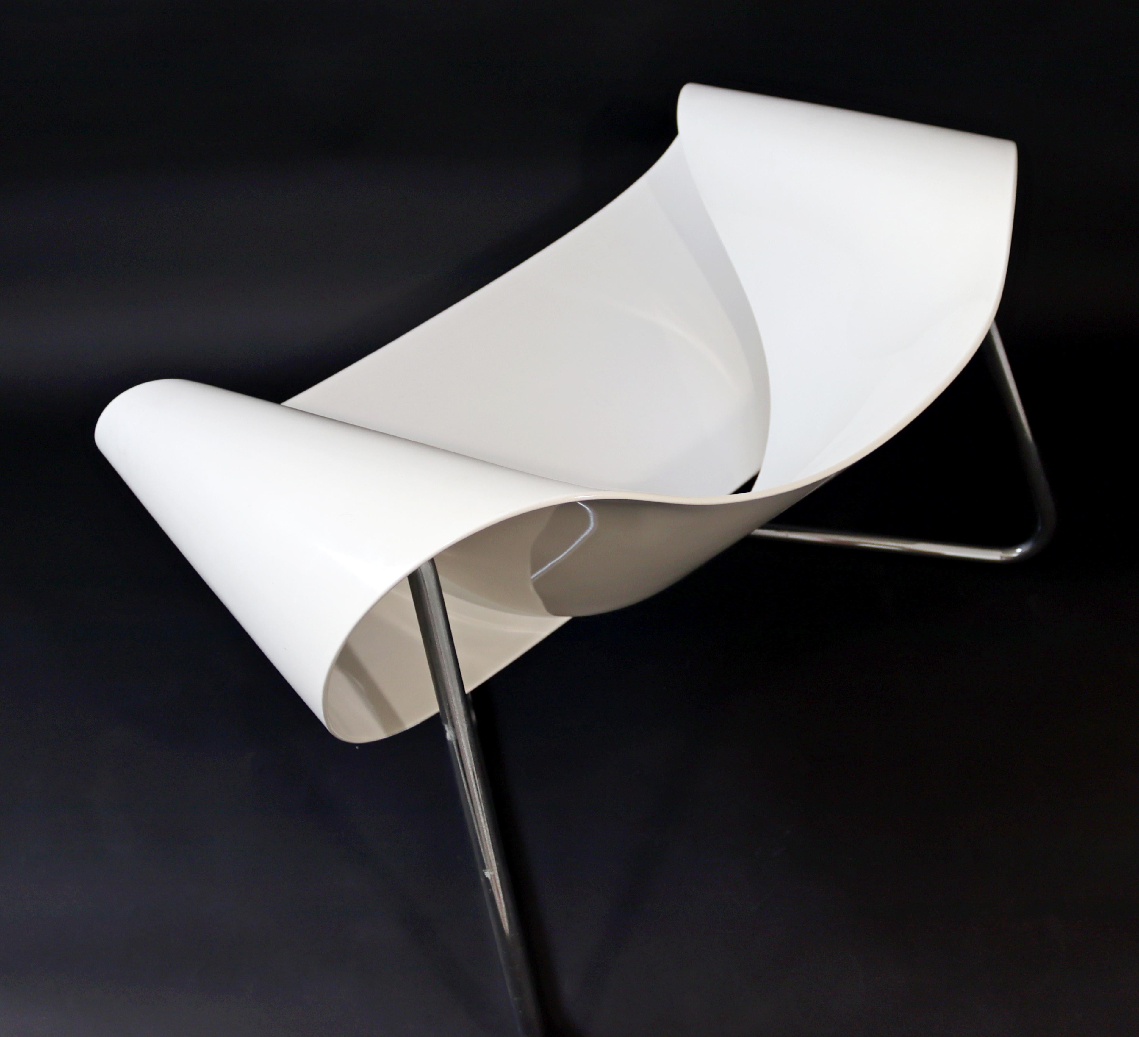 Mid-Century Modern CL9 Fiberglass Ribbon Chair by Franca Stagi Bernini Italy 60s 5