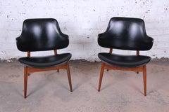 Mid-Century Modern Clam Shell Chairs by Seymour J. Wiener for Kodawood, 1960s